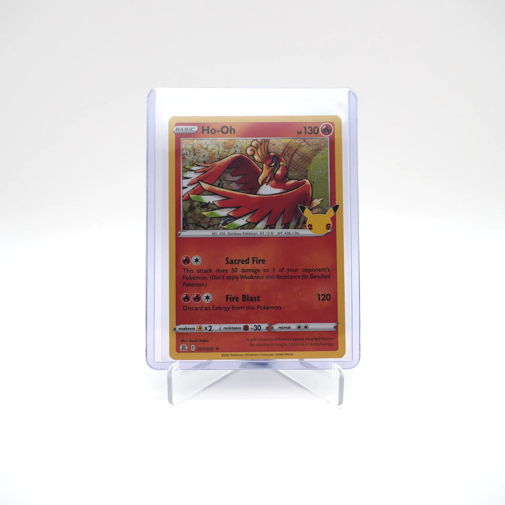 Ho-Oh 001/025 Pokemon Celebrations 25th Anniversary (Card 10/10)