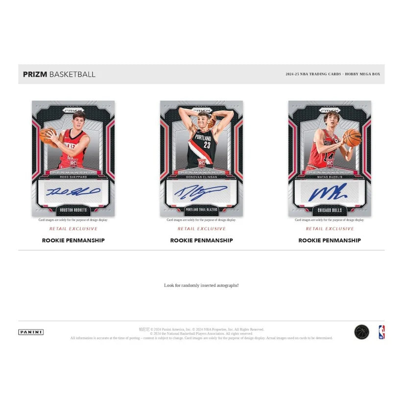 2024-25 Panini Prizm Basketball Hobby Mega Box