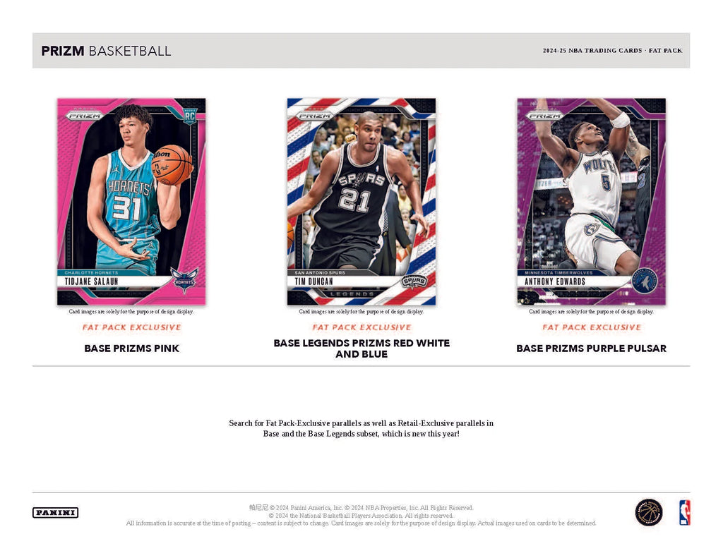 2024-25 Panini Prizm Basketball Fat Pack Box