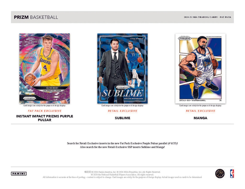 2024-25 Panini Prizm Basketball Fat Pack Box