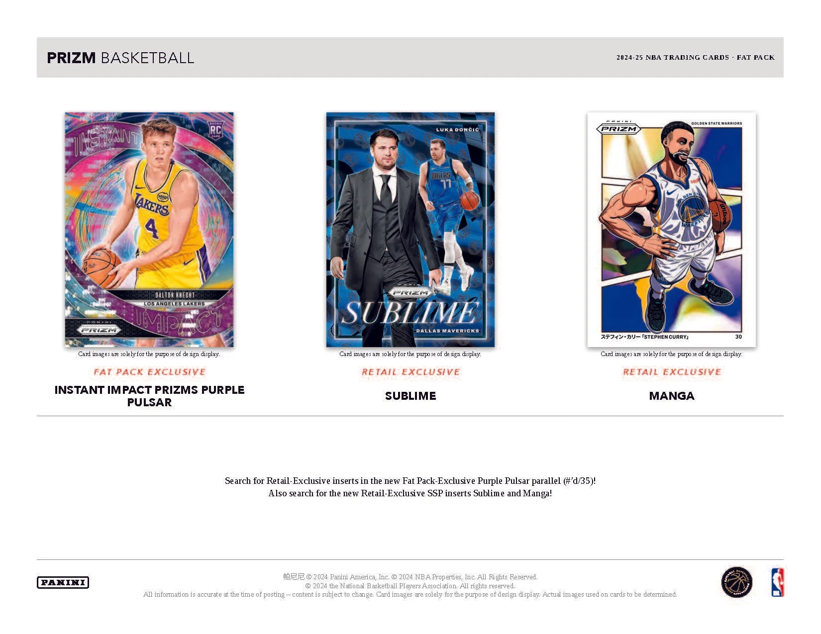 2024-25 Panini Prizm Basketball Fat Pack Box