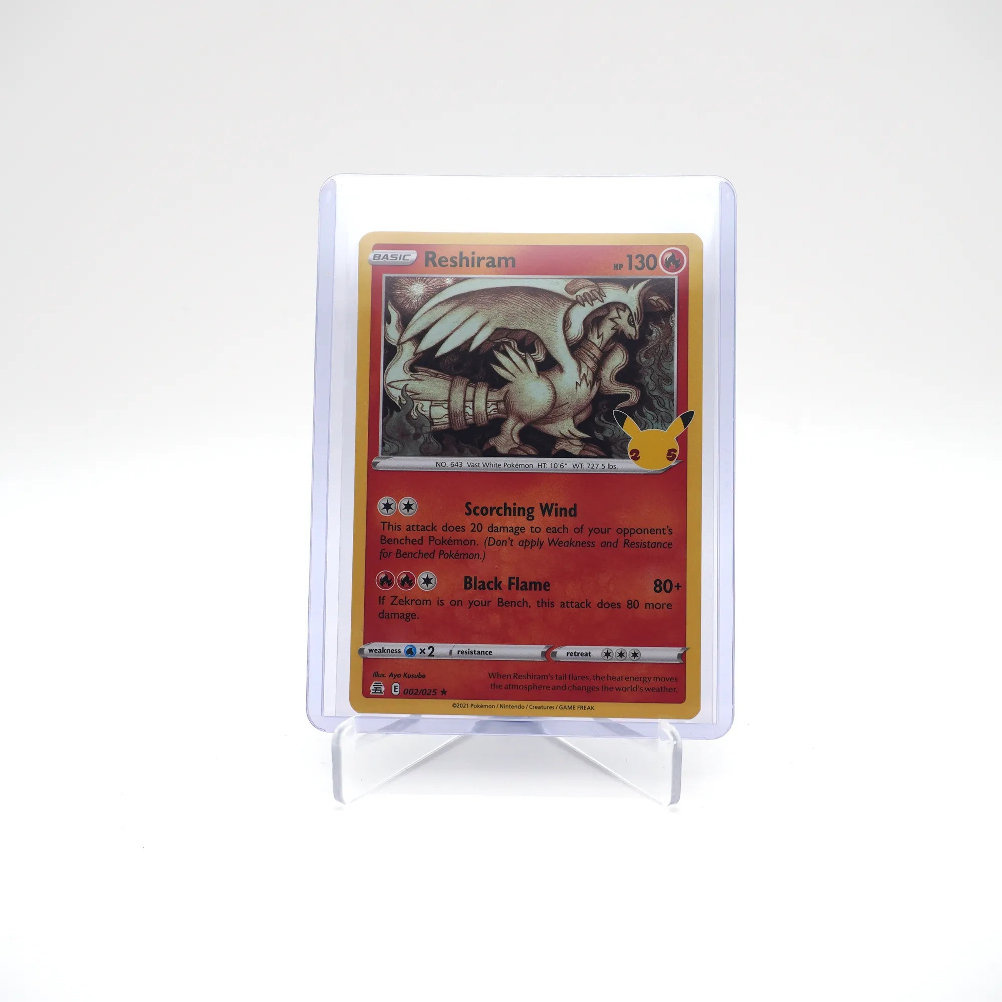 RESHIRAM 002/025 25TH CELEBRATIONS POKEMON (Card 1/10)