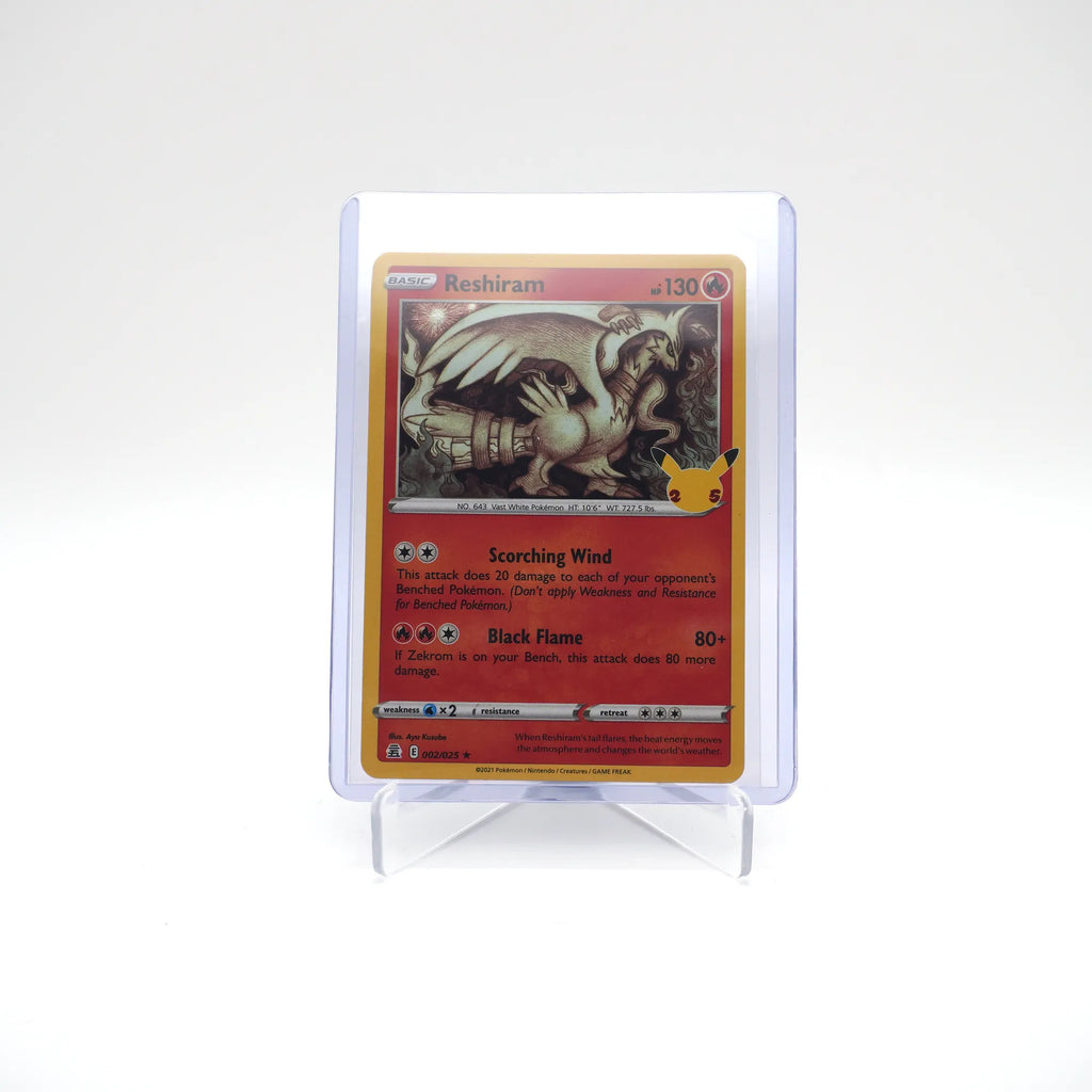 RESHIRAM 002/025 25TH CELEBRATIONS POKEMON (Card 3/10)