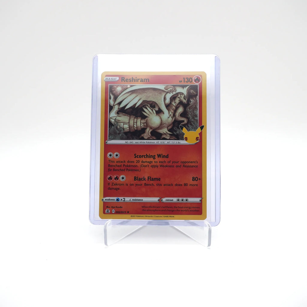 RESHIRAM 002/025 25TH CELEBRATIONS POKEMON (Card 4/10)