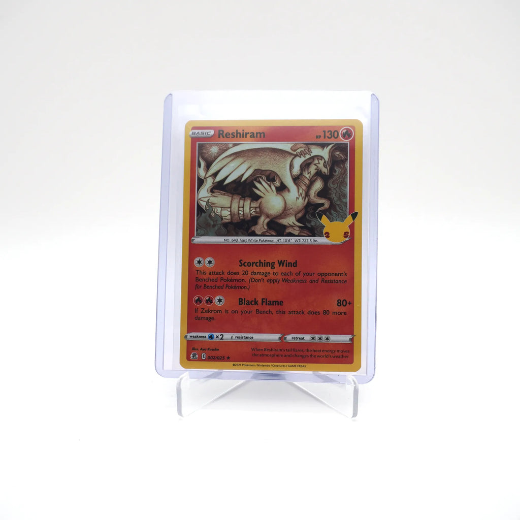 RESHIRAM 002/025 25TH CELEBRATIONS POKEMON (Card 5/10)