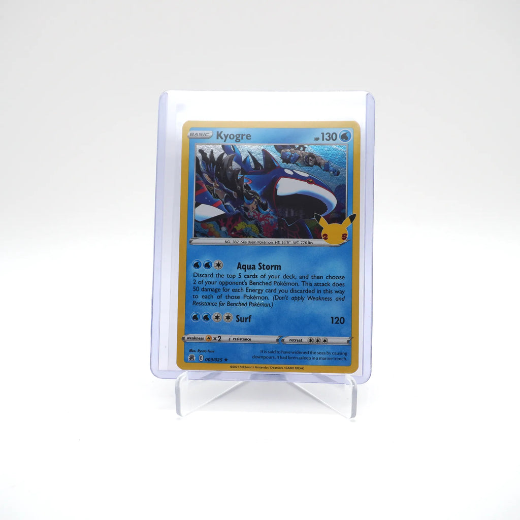 KYOGRE 003/025 25TH CELEBRATIONS POKEMON (Card 1/10)