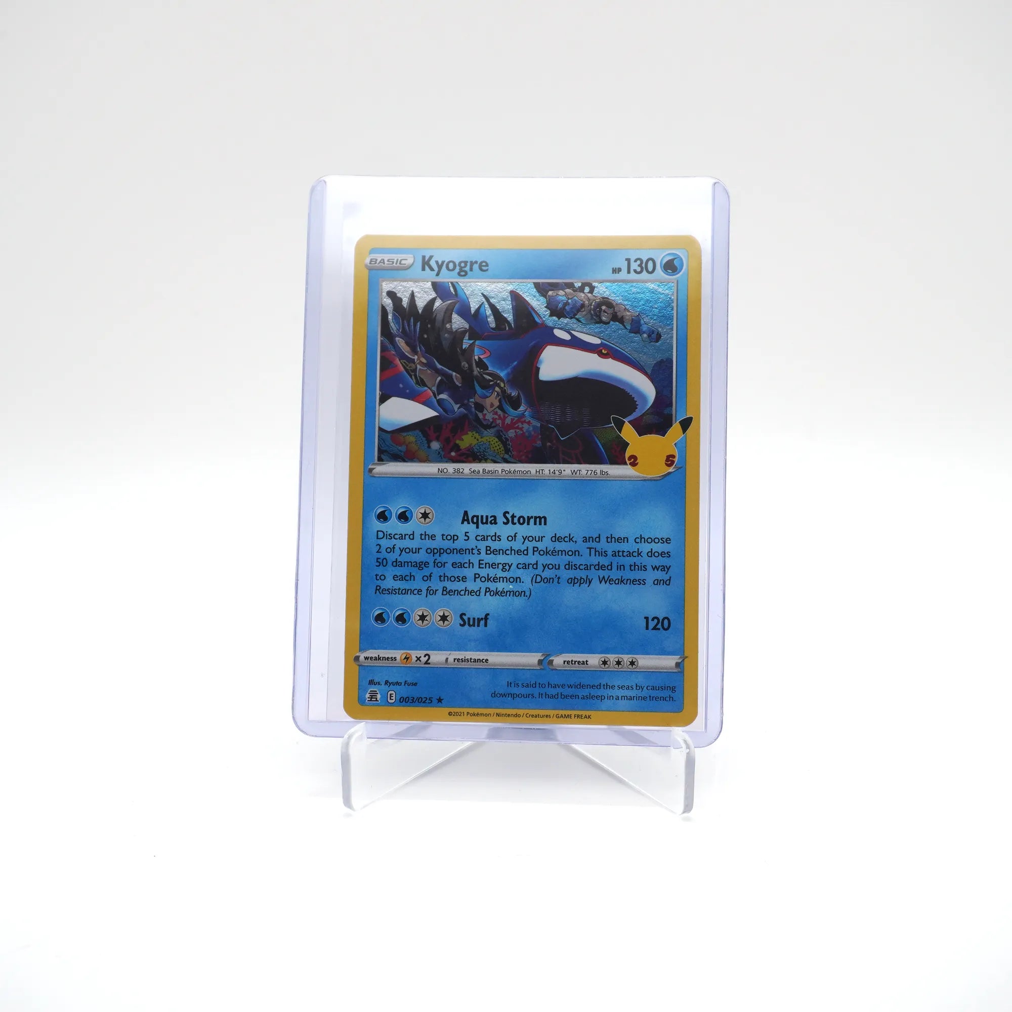 KYOGRE 003/025 25TH CELEBRATIONS POKEMON (Card 1/10)