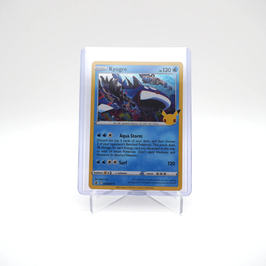 KYOGRE 003/025 25TH CELEBRATIONS POKEMON (Card 3/10)
