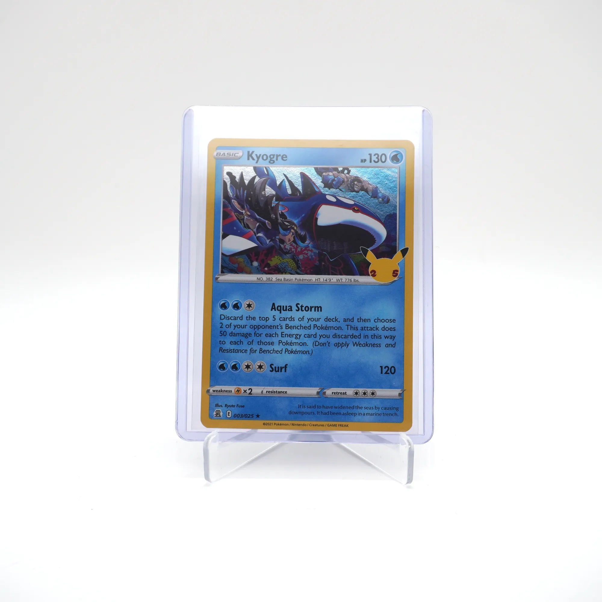 KYOGRE 003/025 25TH CELEBRATIONS POKEMON (Card 3/10)