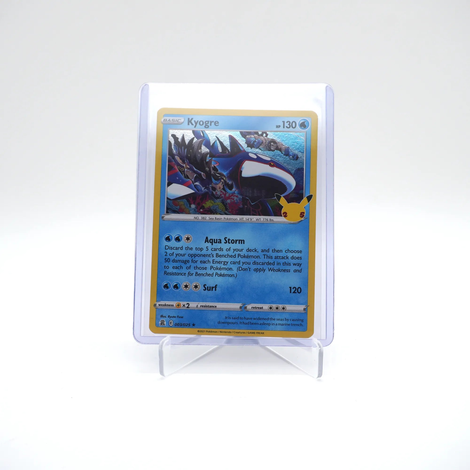 KYOGRE 003/025 25TH CELEBRATIONS POKEMON (Card 4/10)