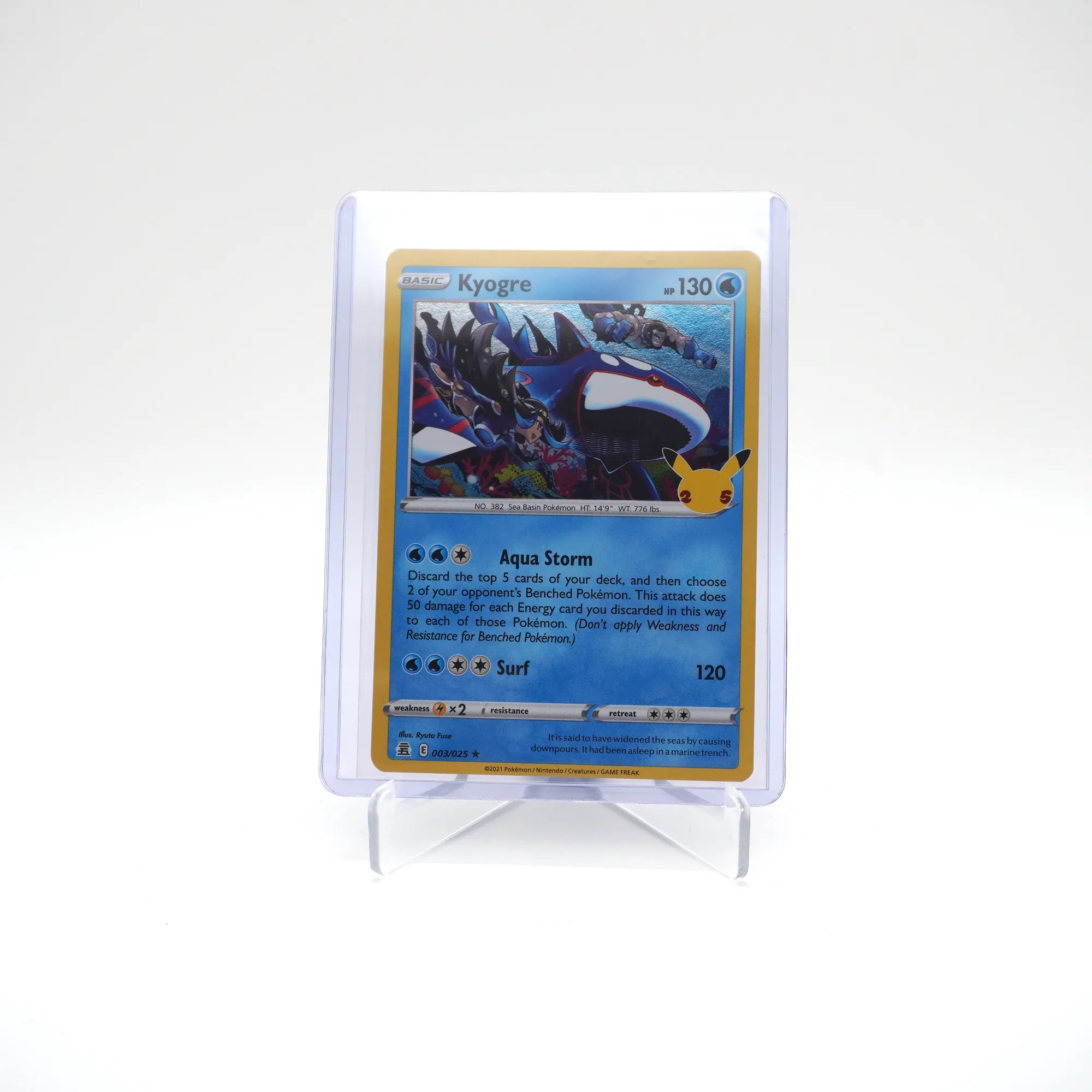 KYOGRE 003/025 25TH CELEBRATIONS POKEMON (Card 5/10)