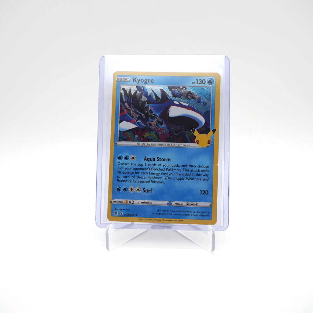 KYOGRE 003/025 25TH CELEBRATIONS POKEMON (Card 7/10)