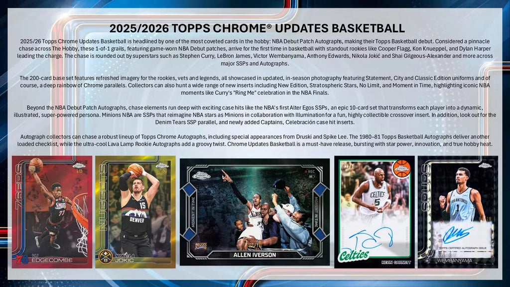 2025-26 Topps Chrome Update Basketball Mega Box