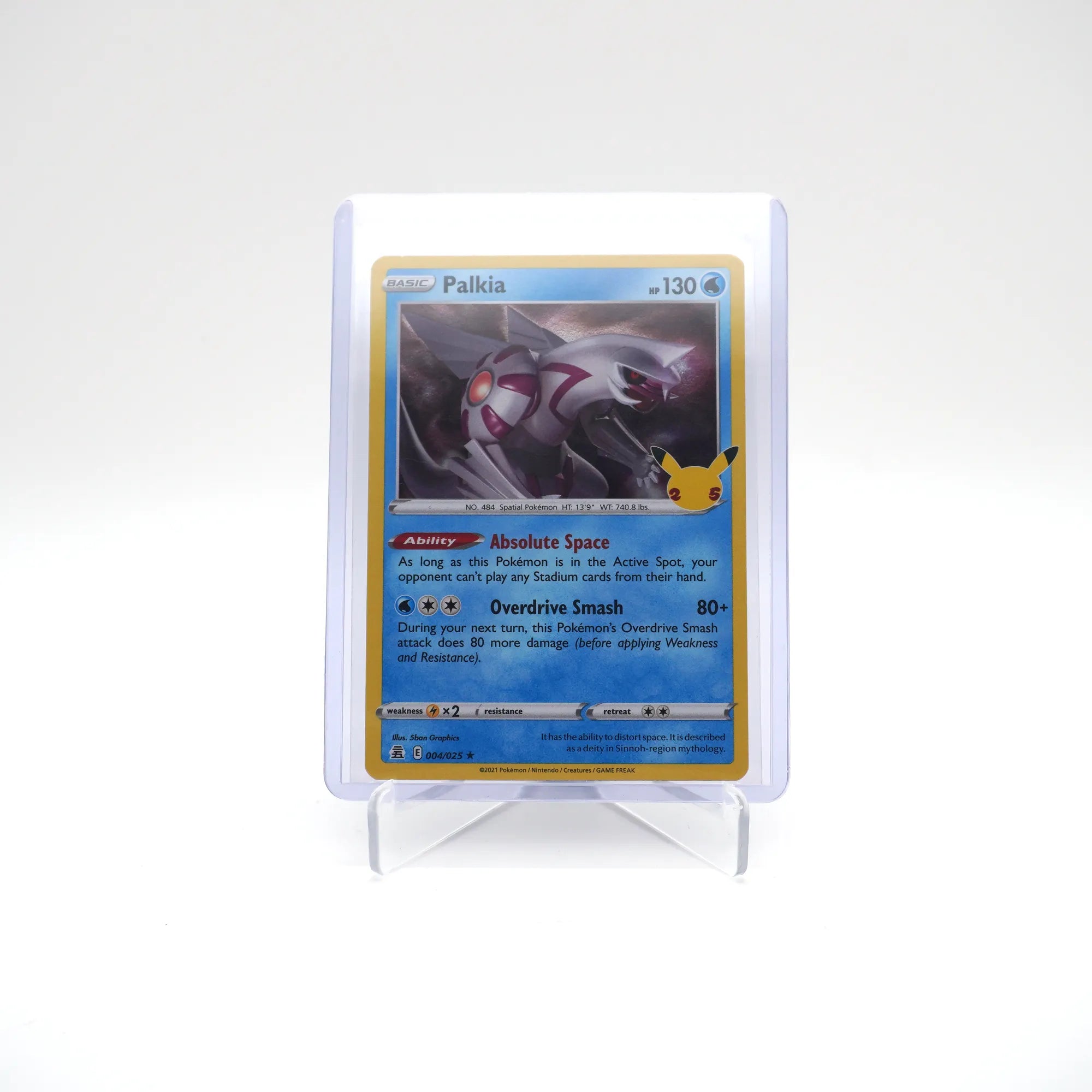 PALKIA 004/025 25TH CELEBRATIONS POKEMON (Card 6/10)