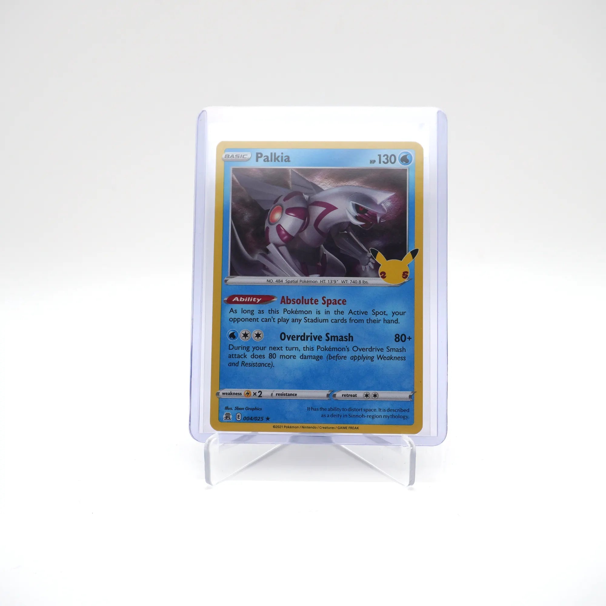 PALKIA 004/025 25TH CELEBRATIONS POKEMON (Card 8/10)