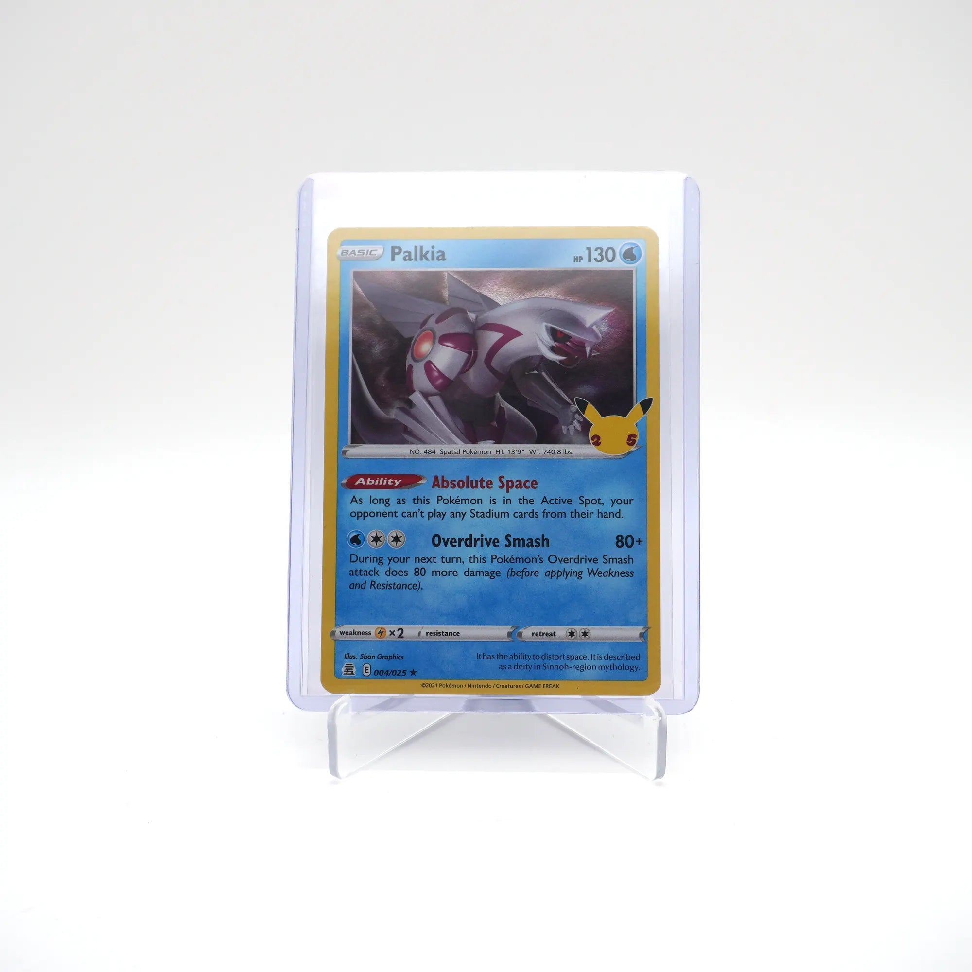 PALKIA 004/025 25TH CELEBRATIONS POKEMON (Card 9/10)