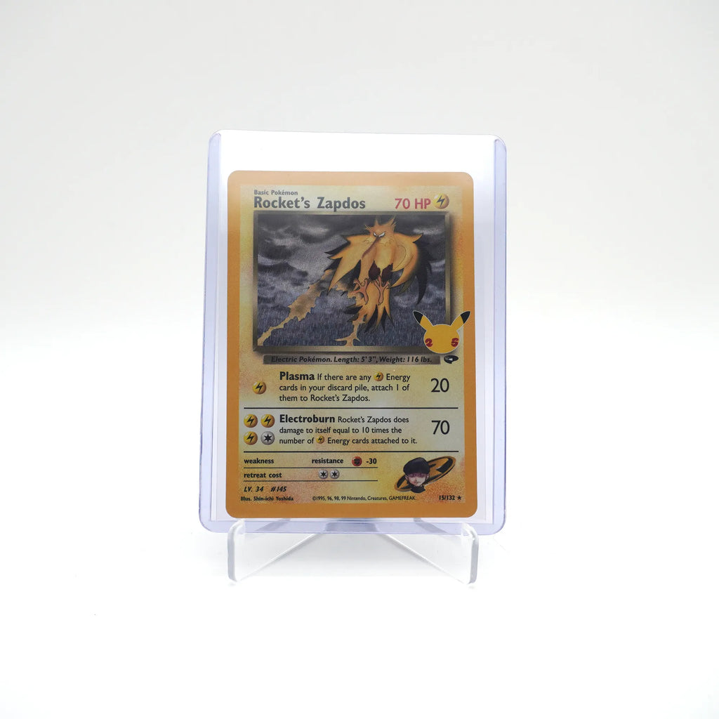 Pokemon - Rocket's Zapdos Holo - 15/132 - Celebrations 25th (Card 1/1)