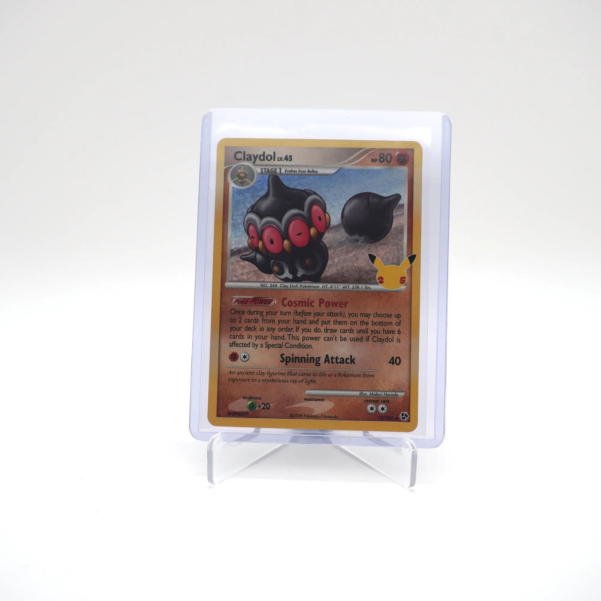 Claydol LV.45 15/106 - 25th Anniversary Celebrations (Card 3/5)