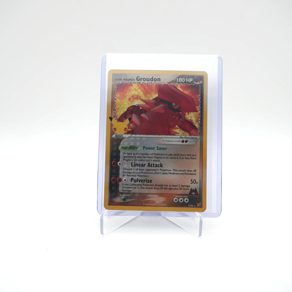 Pokémon TCG Team Magma's Groudon 9/95 Celebrations 25th Anniversary Edition (Card 1/6)