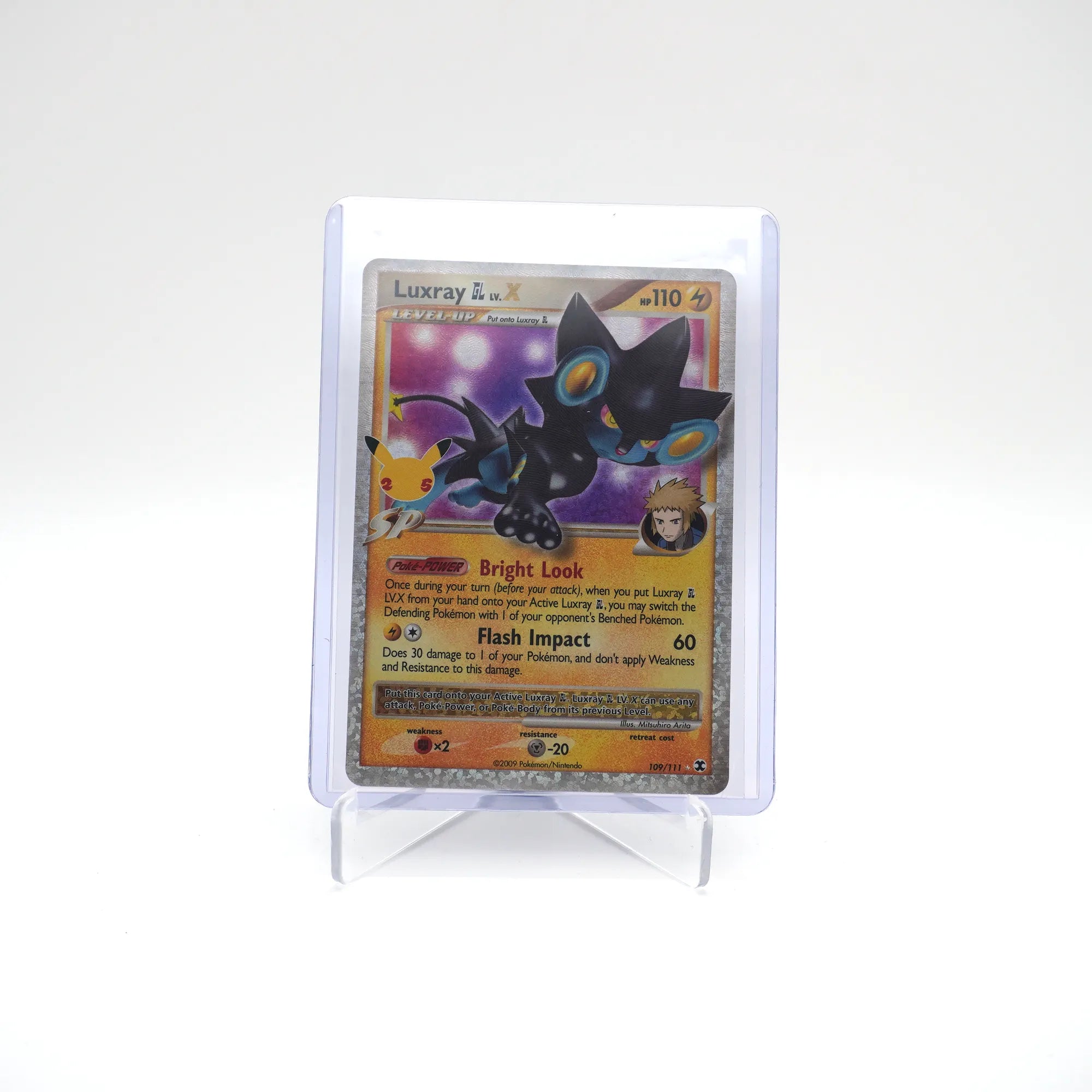 LUXRAY LV. X 109/111 25TH CELEBRATIONS POKEMON (Card 1/3)