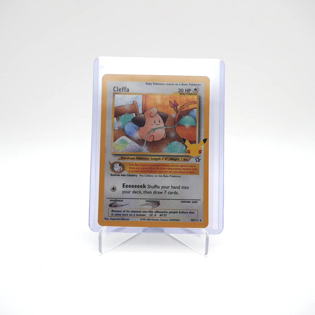 Cleffa #20/111 Celebrations Classic Collection 25th Anniversary Pokemon (Card 1/6)