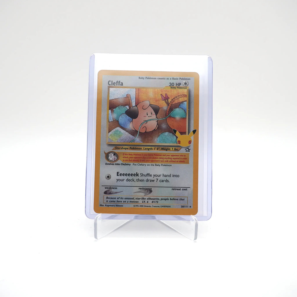 Cleffa #20/111 Celebrations Classic Collection 25th Anniversary Pokemon (Card 2/6)