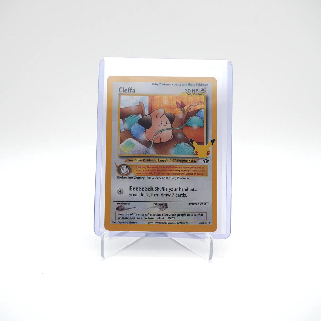 Cleffa #20/111 Celebrations Classic Collection 25th Anniversary Pokemon (Card 3/6)