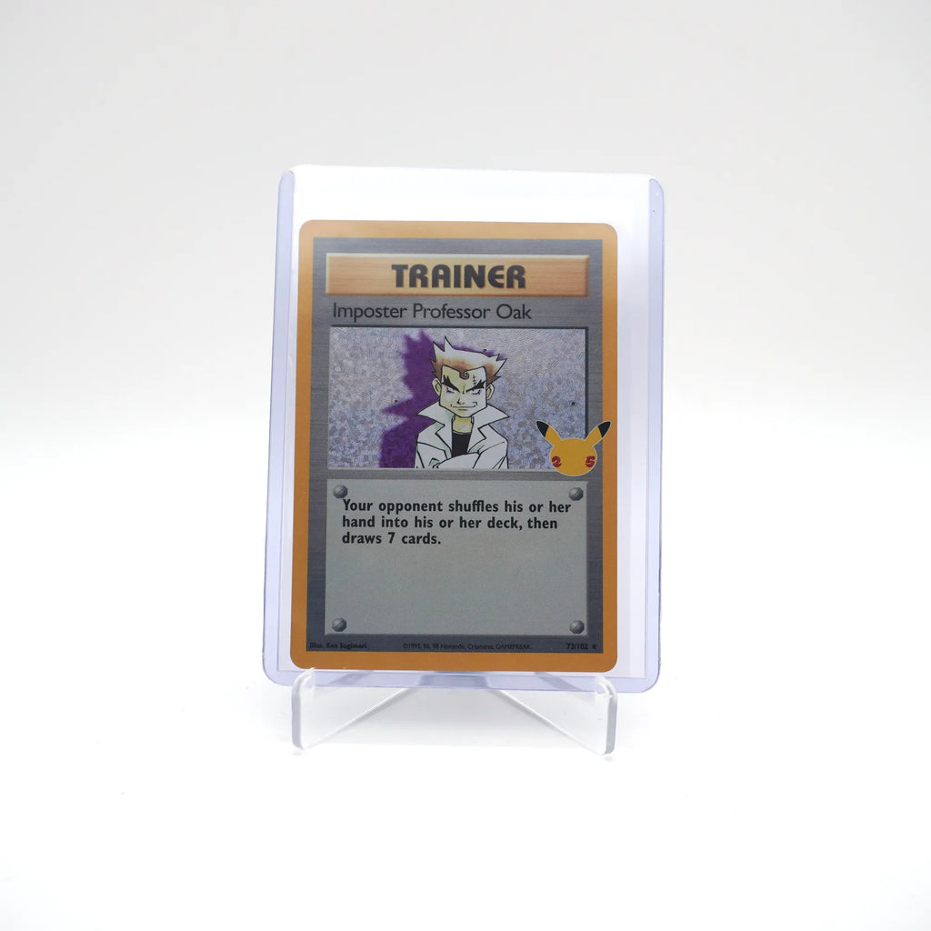 IMPOSTER PROFESSOR OAK 73/102 25TH CELEBRATIONS POKEMON (Card 1/2)