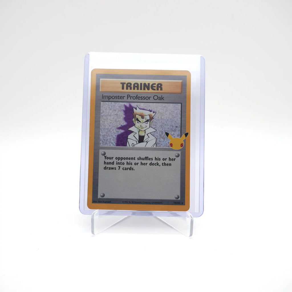 IMPOSTER PROFESSOR OAK 73/102 25TH CELEBRATIONS POKEMON (Card 2/2)