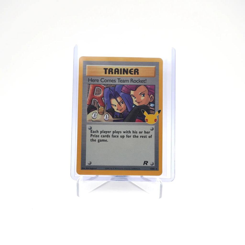 Here Comes Team Rocket Holo 15/82 Pokemon Celebrations 25th Anniv (Card 1/2)