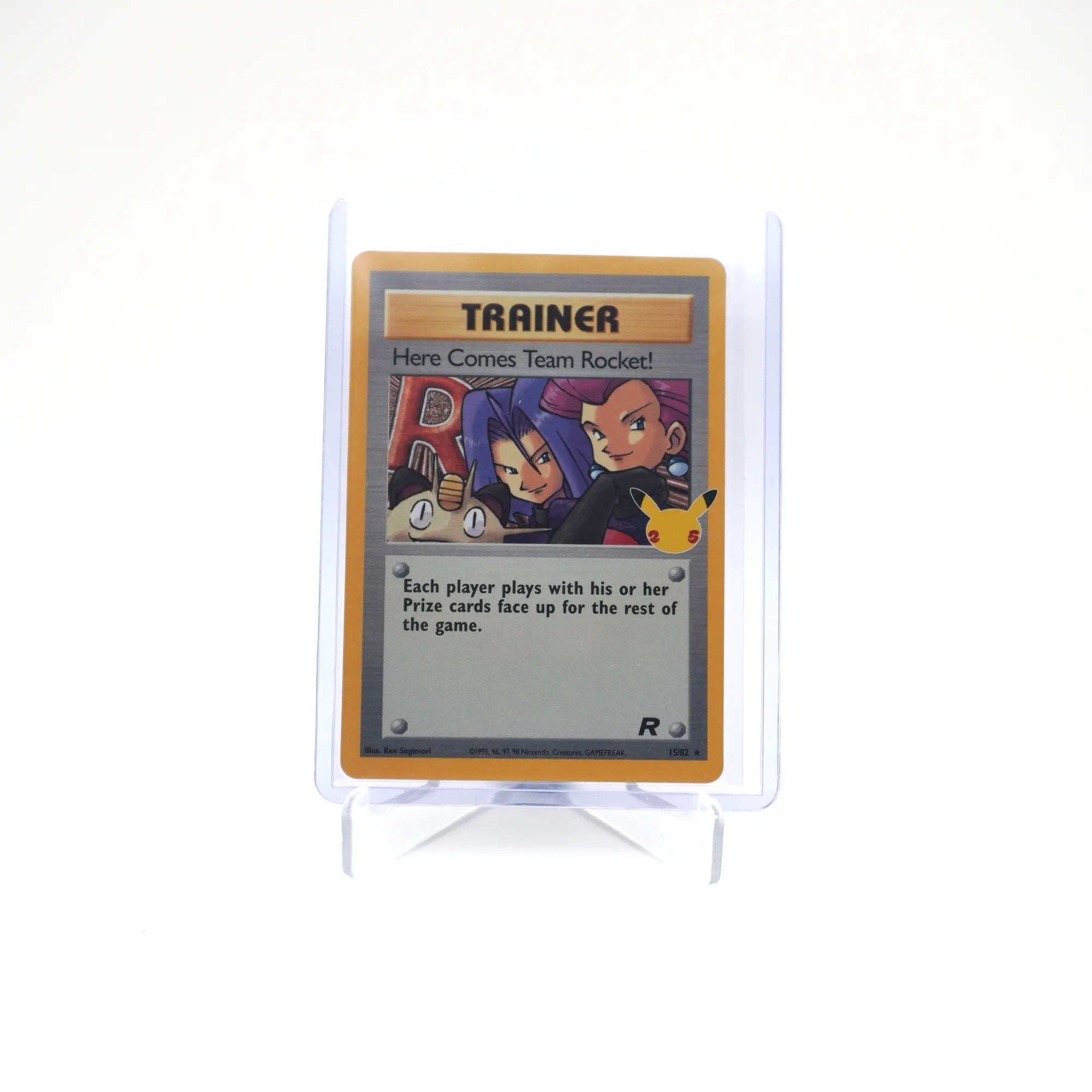 Here Comes Team Rocket Holo 15/82 Pokemon Celebrations 25th Anniv (Card 1/2)