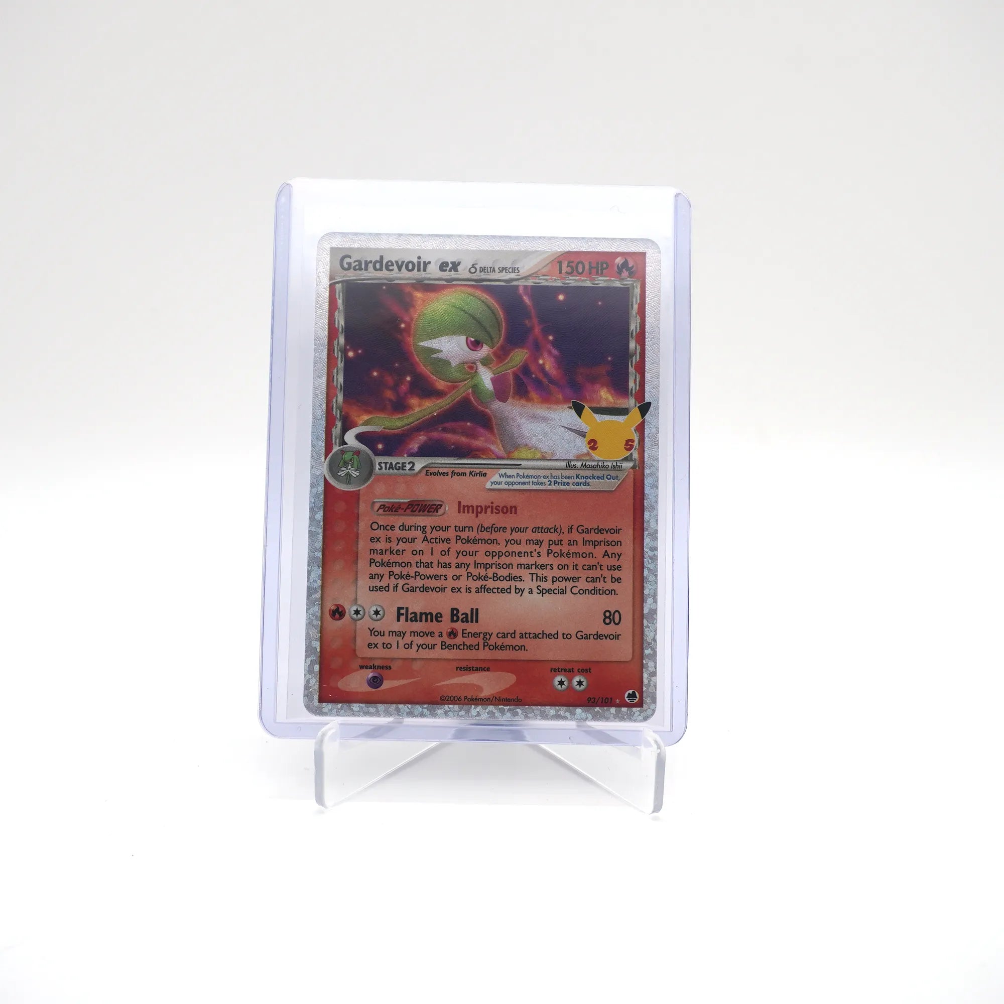 Gardevoir ex (Delta Species) 93/101 Holo Pokemon Celebrations 25th (Card 2/2)
