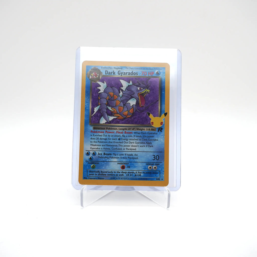 Dark Gyarados 8/82 Team Rocket Pokemon Celebrations 25th Anniversary (Card 1/2)