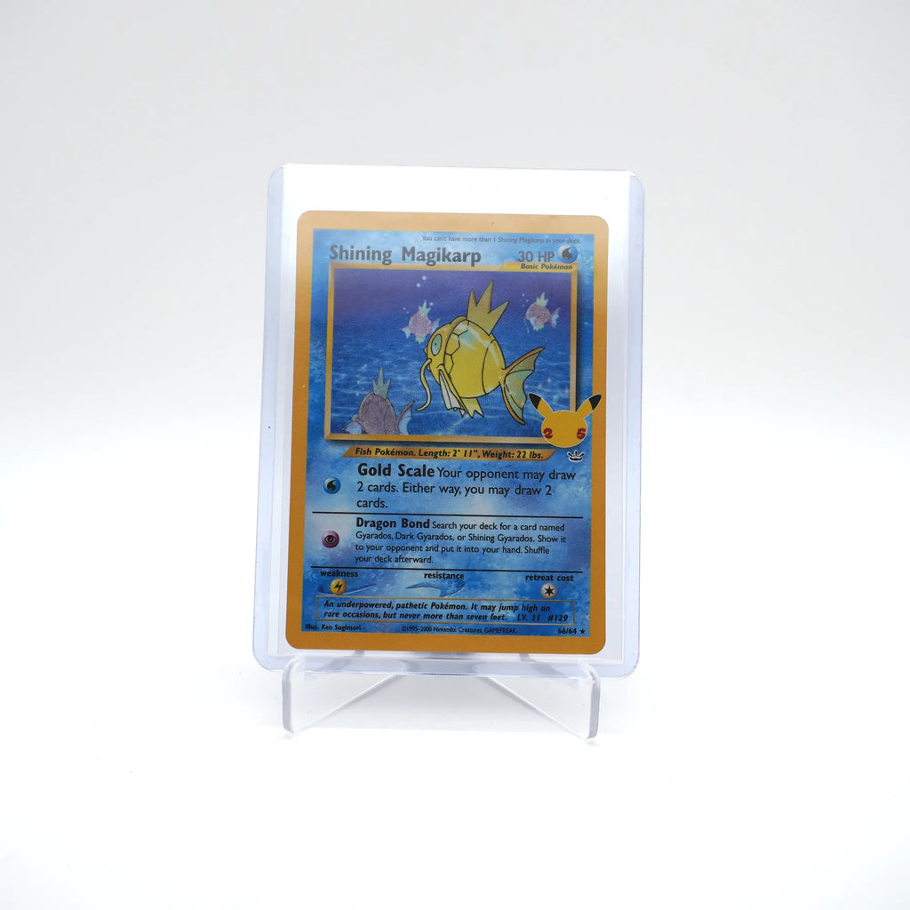 Pokémon TCG Shining Magikarp Card 66/64 Celebrations 25th Anniversary Edition (Card 2/2)