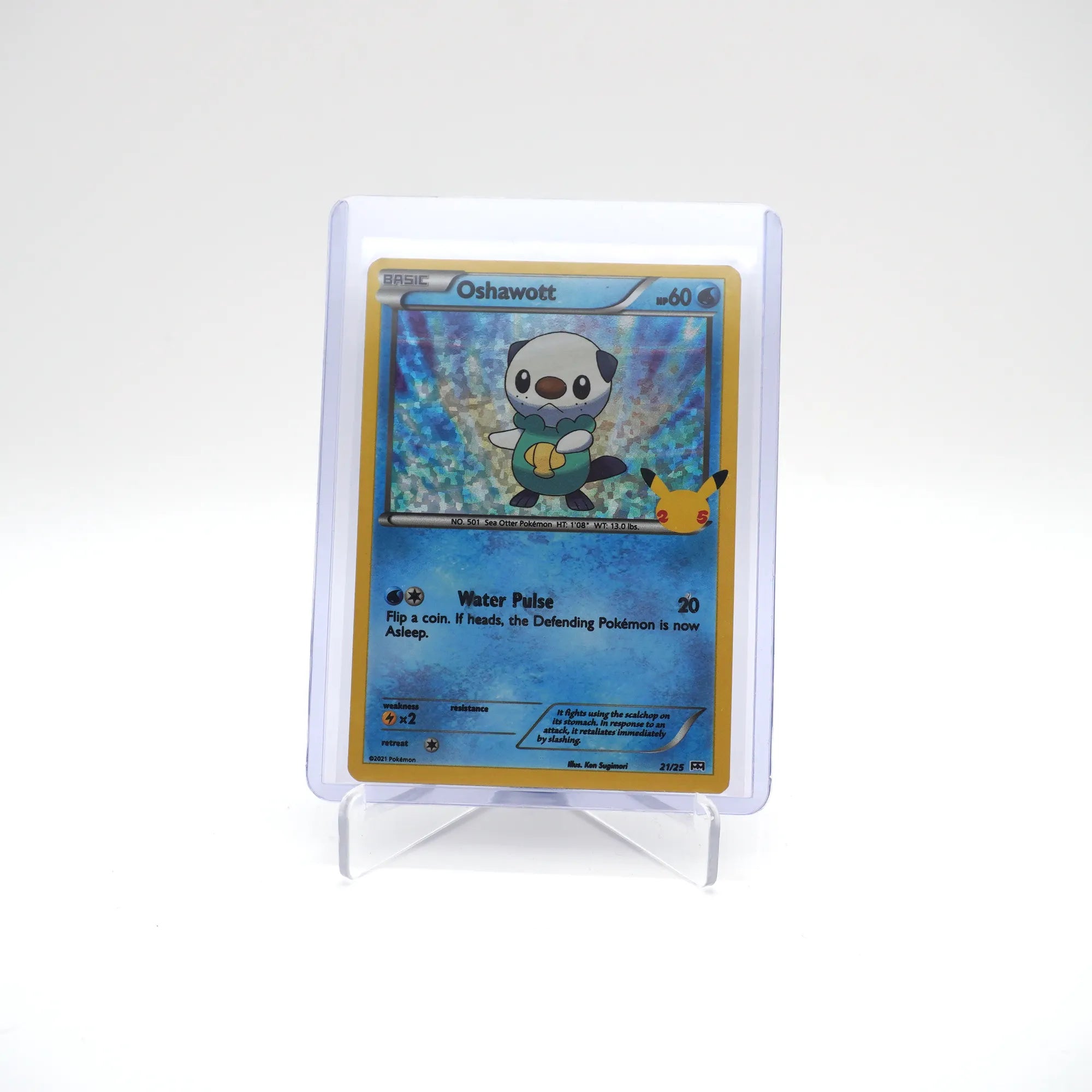 Oshawott 21/25 McDonald's Collection 2021 English 2021 (Card 1/1)