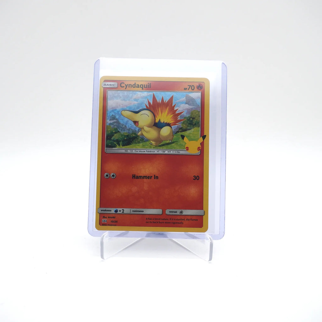 Pokemon Card Cyndaquil 10/25 McDonalds 25th Anniversary Holo (Card 1/1)