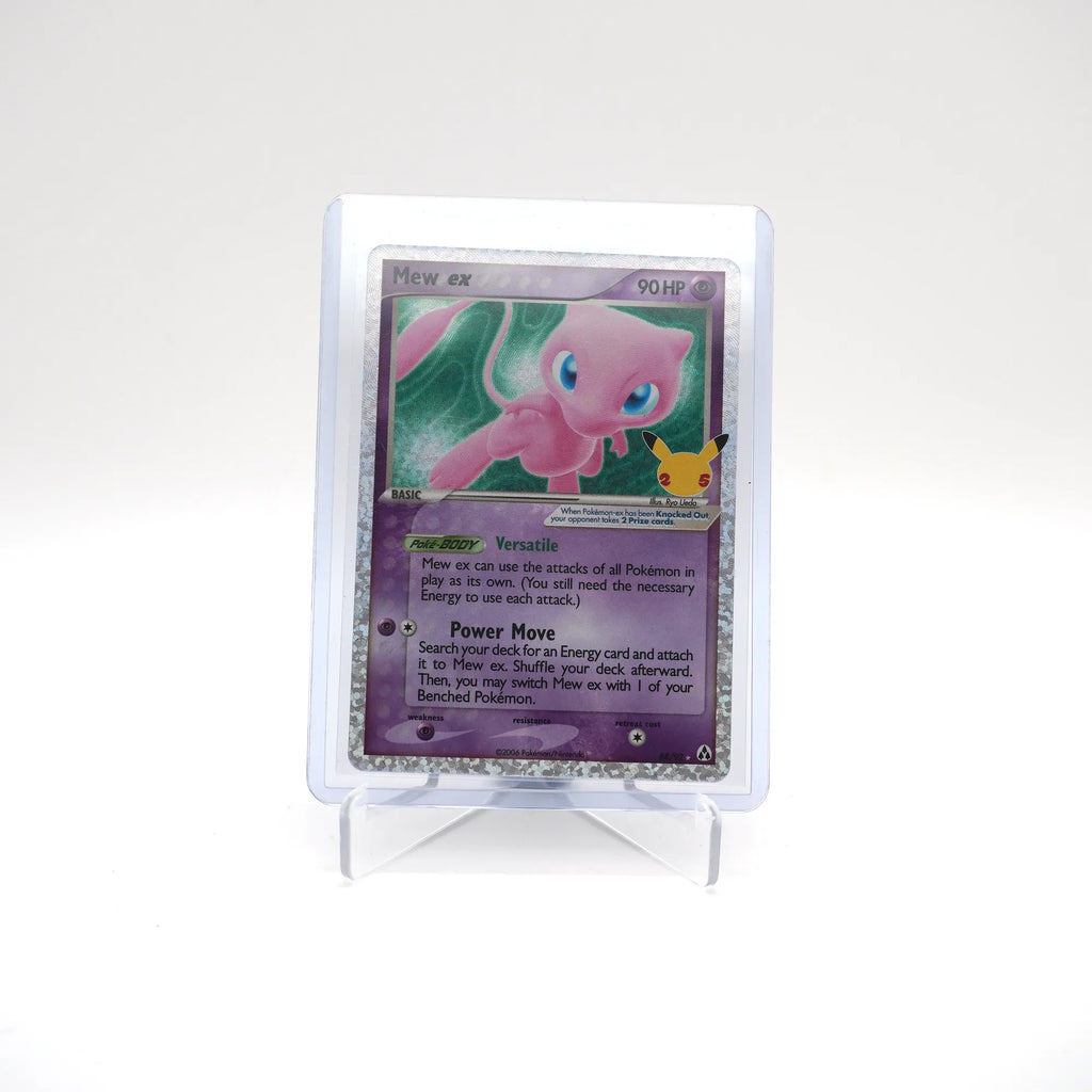 Mew ex 88/92 - Celebrations 25th Anniversary Holo Rare Pokemon TCG (Card 2/3)