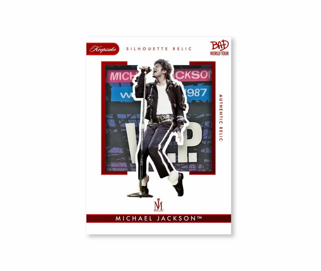 MICHAEL JACKSON BAD WORLD TOUR KEEPSAKE PREMIERE COLLECTION HOBBY BOX