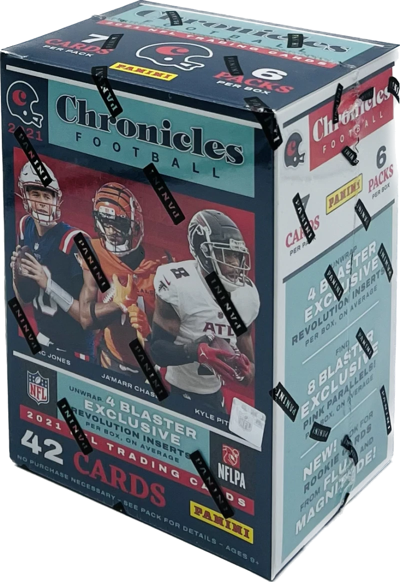 2021 Panini Chronicles Football 6-Pack Blaster Box