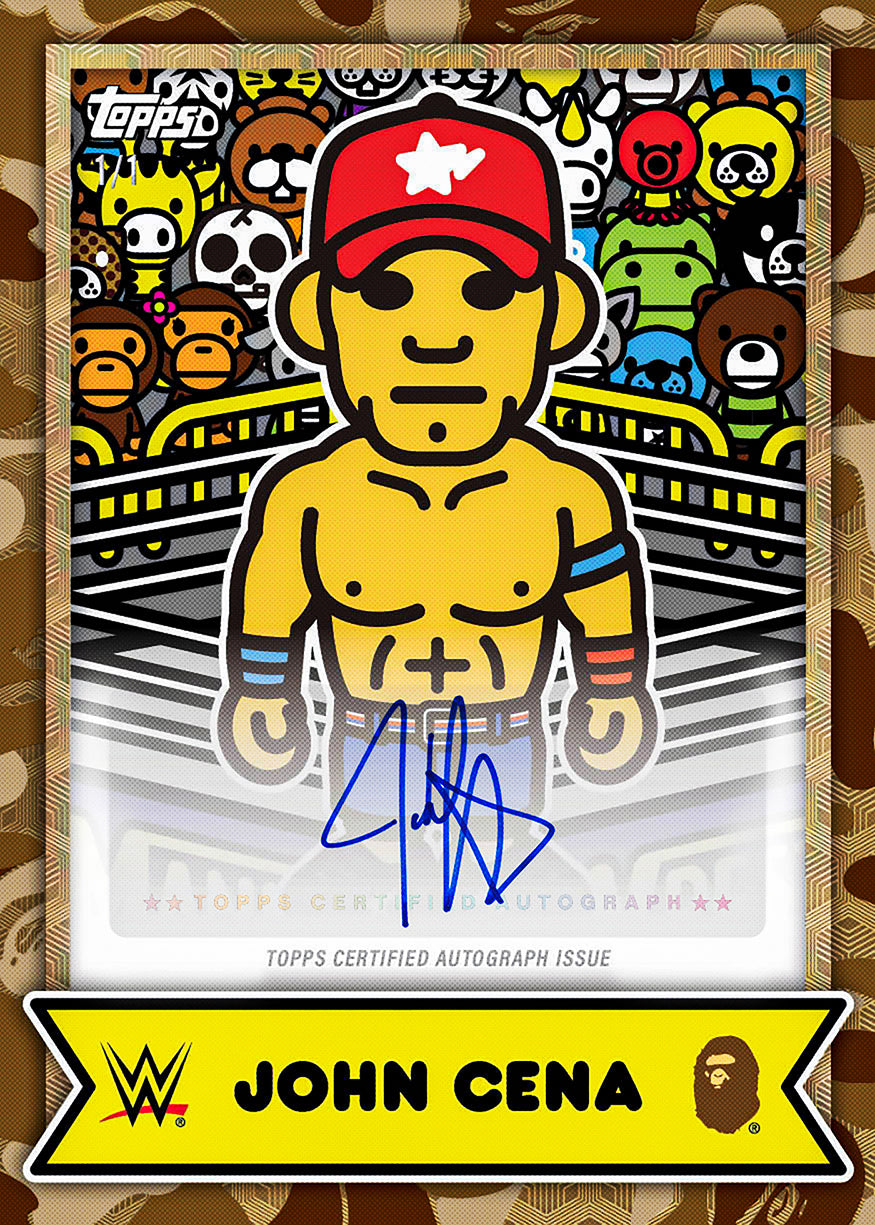 2025 Topps WWE x Bape Blue Hobby Box