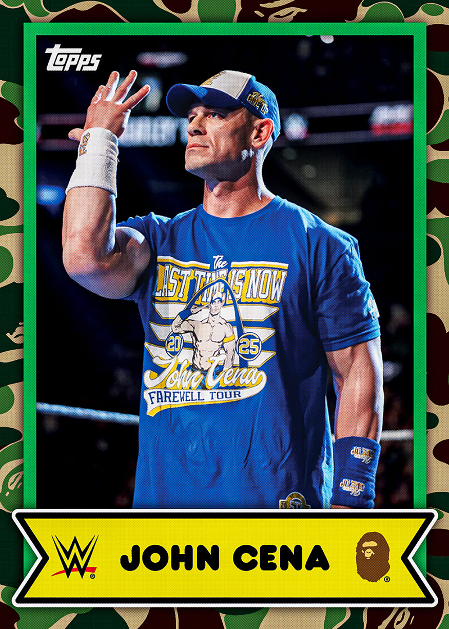 2025 Topps WWE x Bape Blue Hobby Box