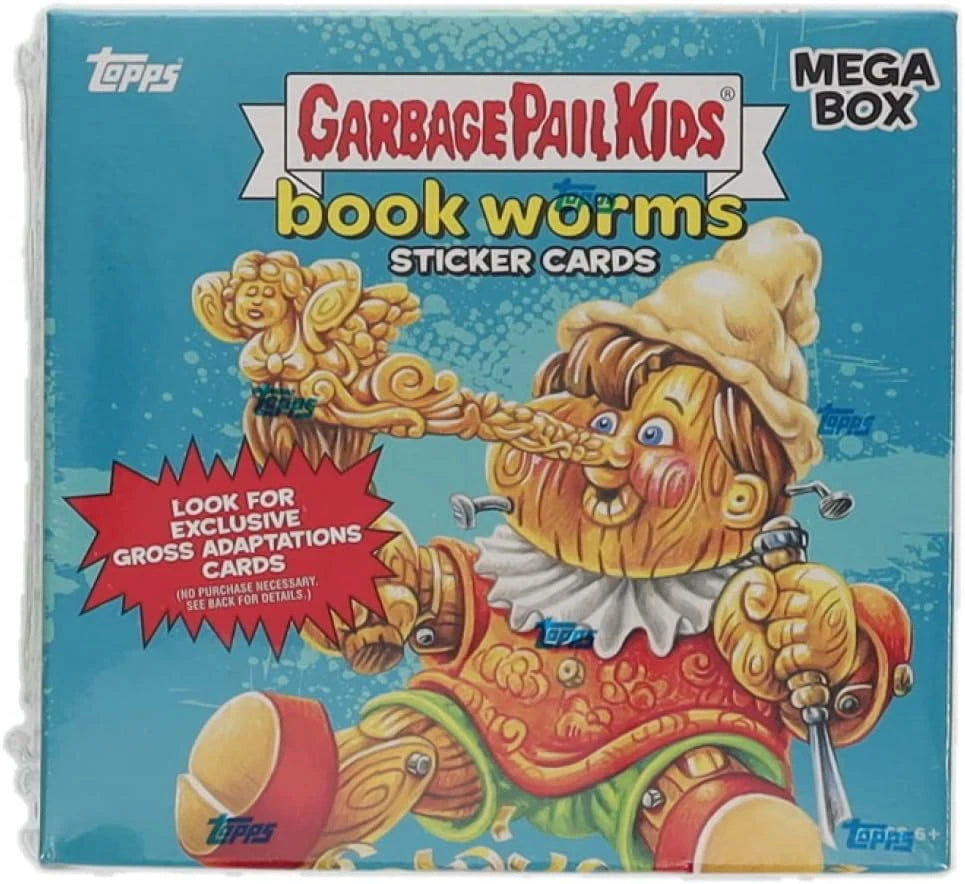 Garbage Paul Kids Book Worms Sticker Cards Mega Box