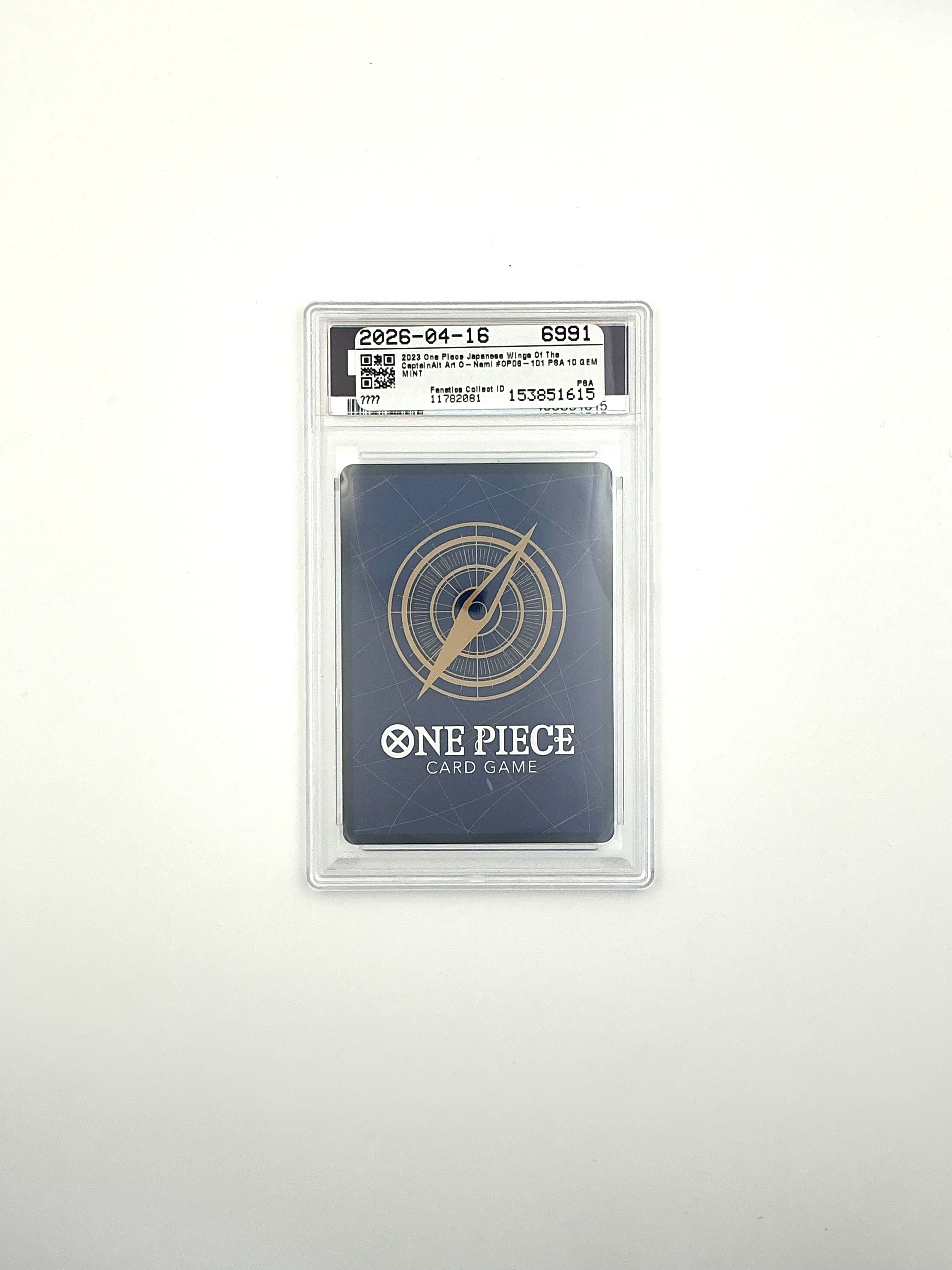 O-Nami OP06-101 SR Parallel PSA 10 One Piece Japanese Card