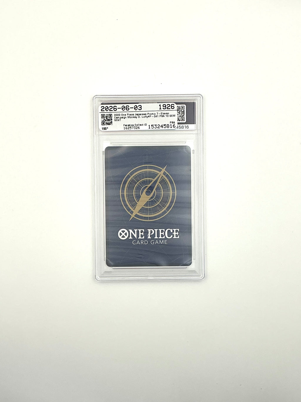 Monkey D. Luffy P-041 Promo ONE PIECE Card Japanese