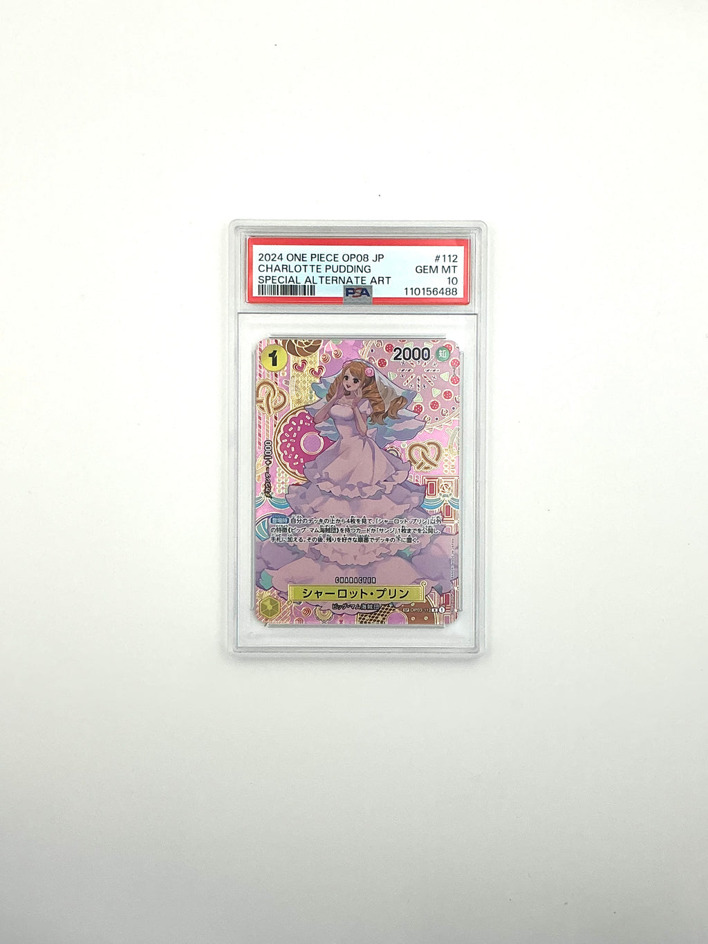 [PSA10] One Piece Charlotte Pudding Card Harry Potter OP03-112