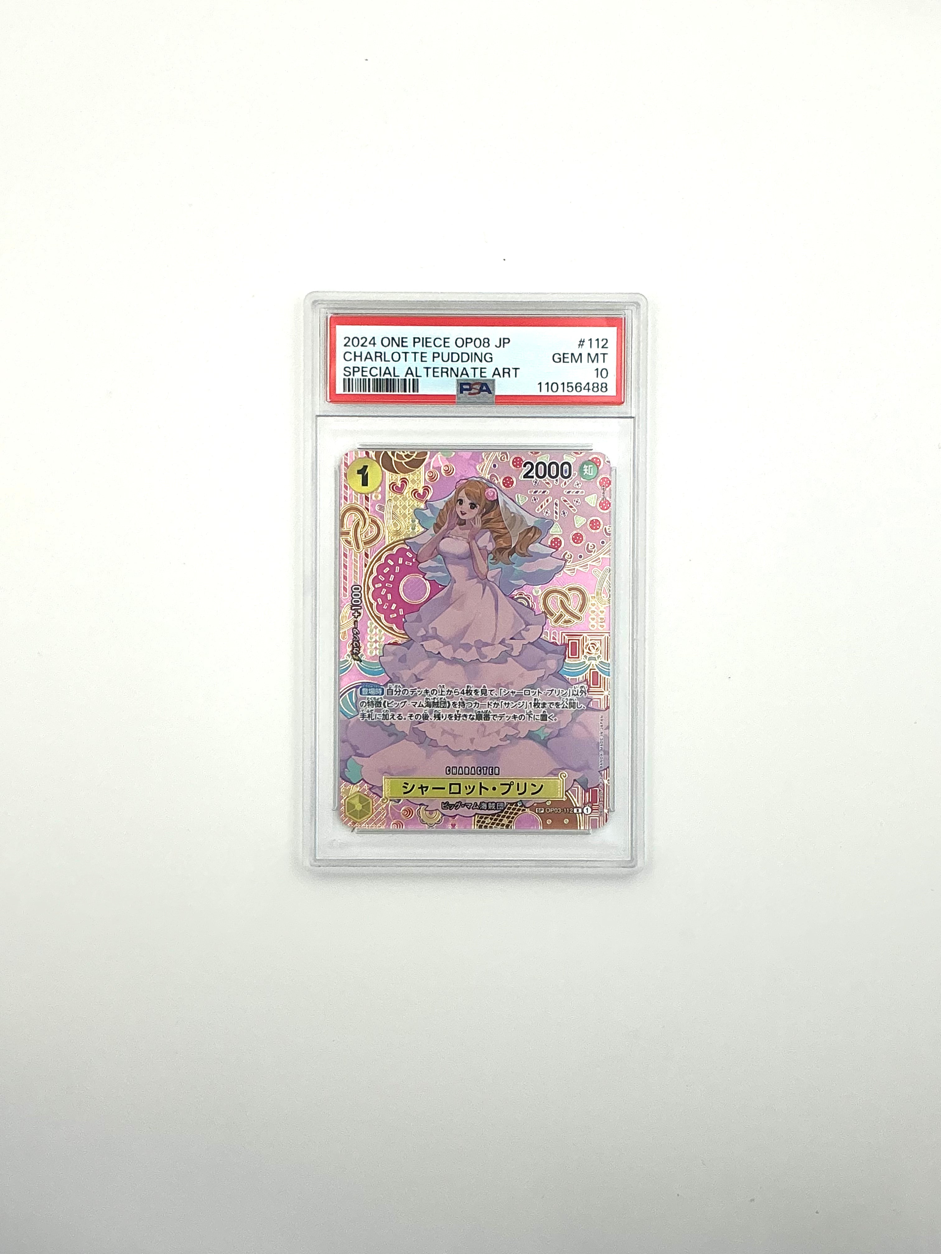 [PSA10] One Piece Charlotte Pudding Card Harry Potter OP03-112