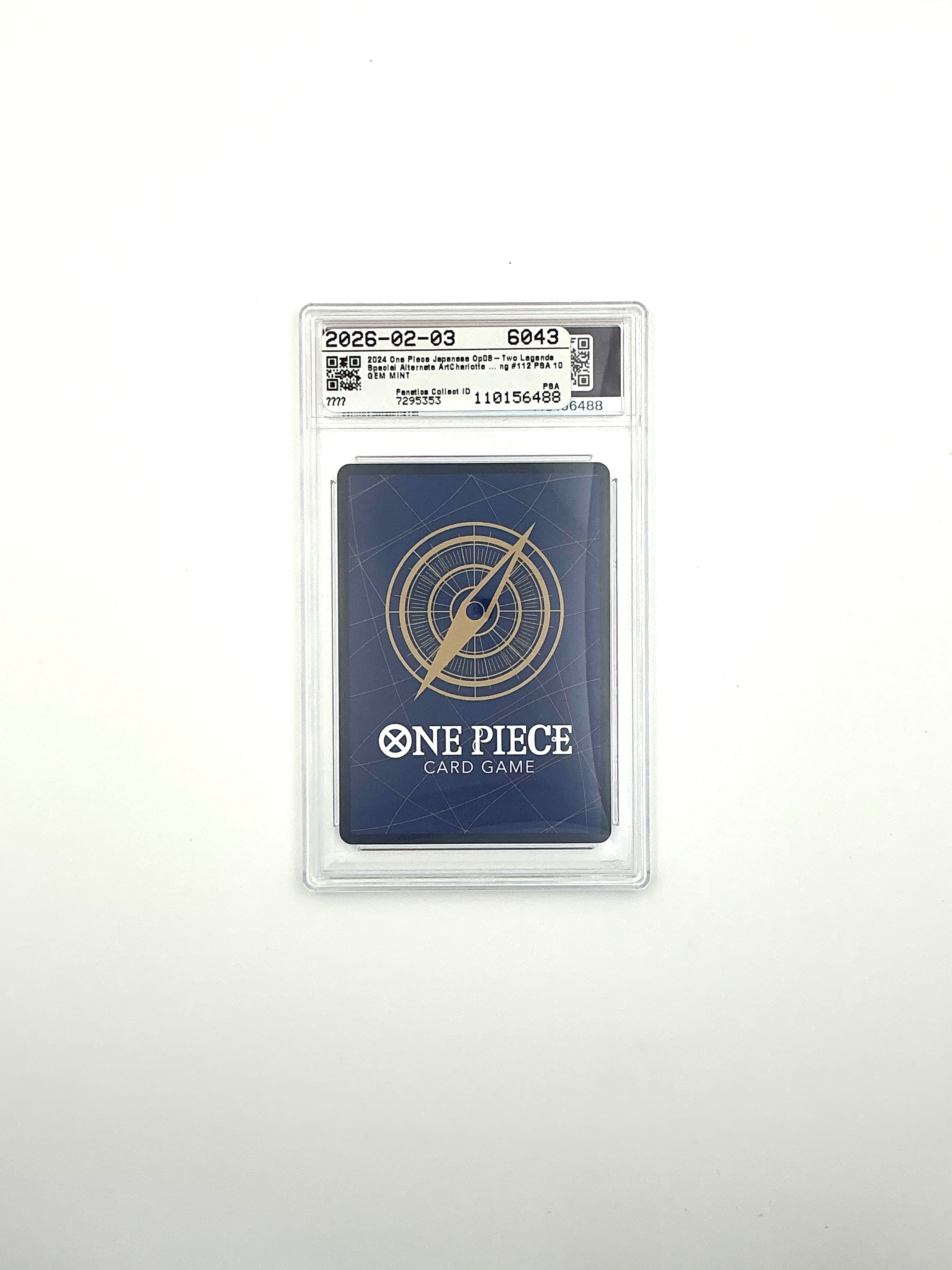 [PSA10] One Piece Charlotte Pudding Card Harry Potter OP03-112