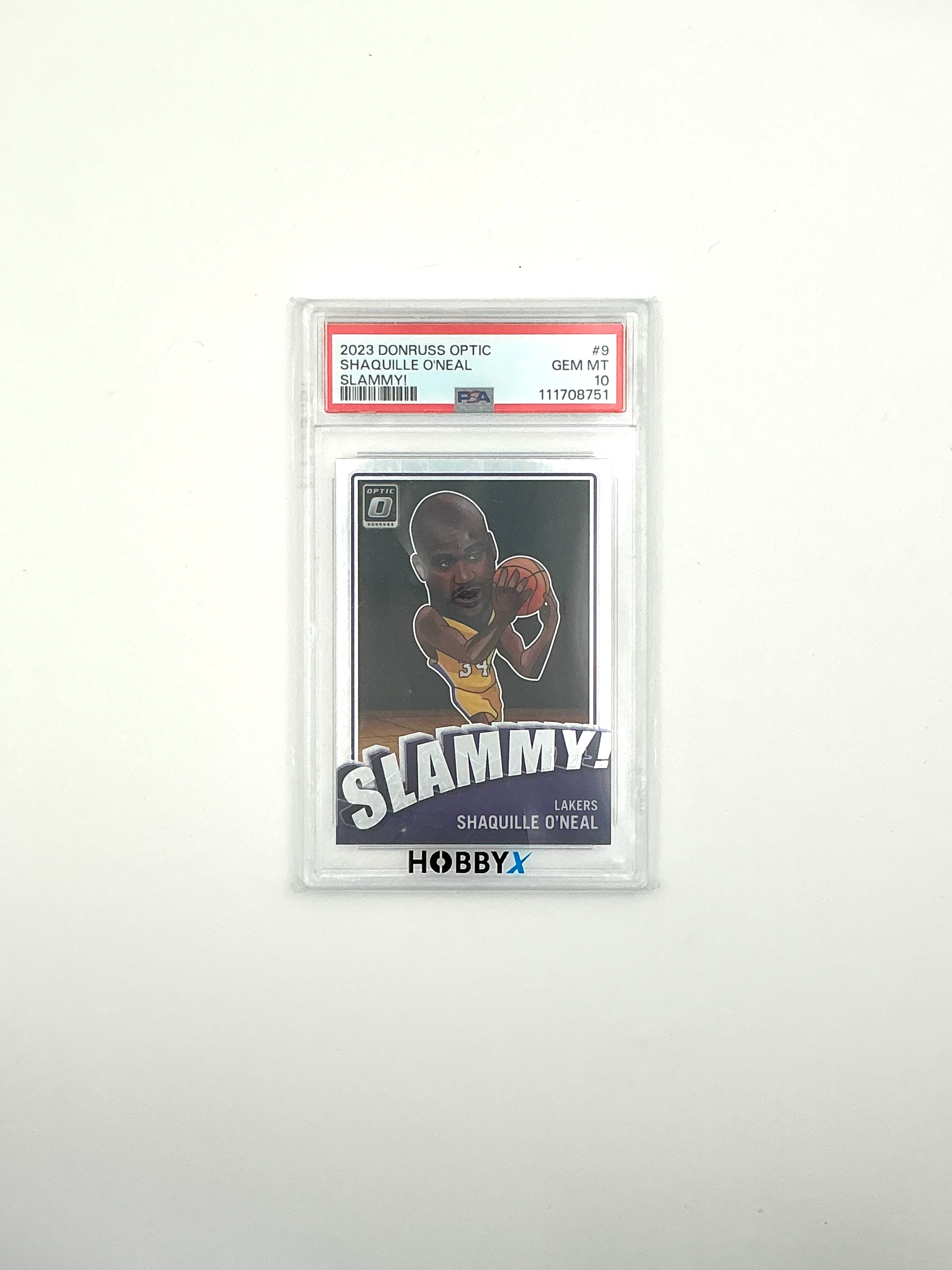 2023-24 Panini Donruss Optic - Slammy! Shaquille O'Neal #9 PSA 10