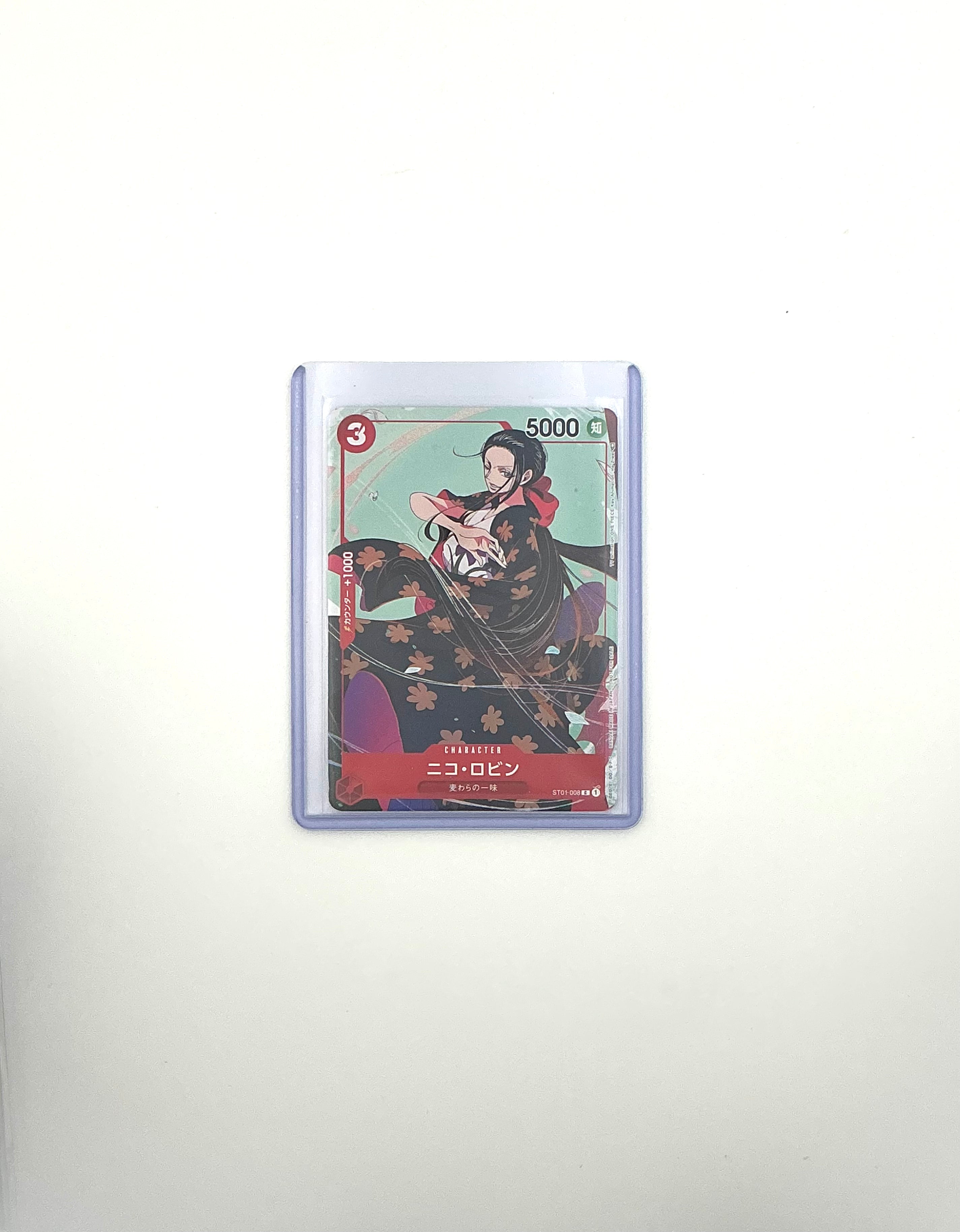 Nico Robin ST01-008 C - Matching Battle Prize Promotion Card Set 3 One Piece NM- (01)