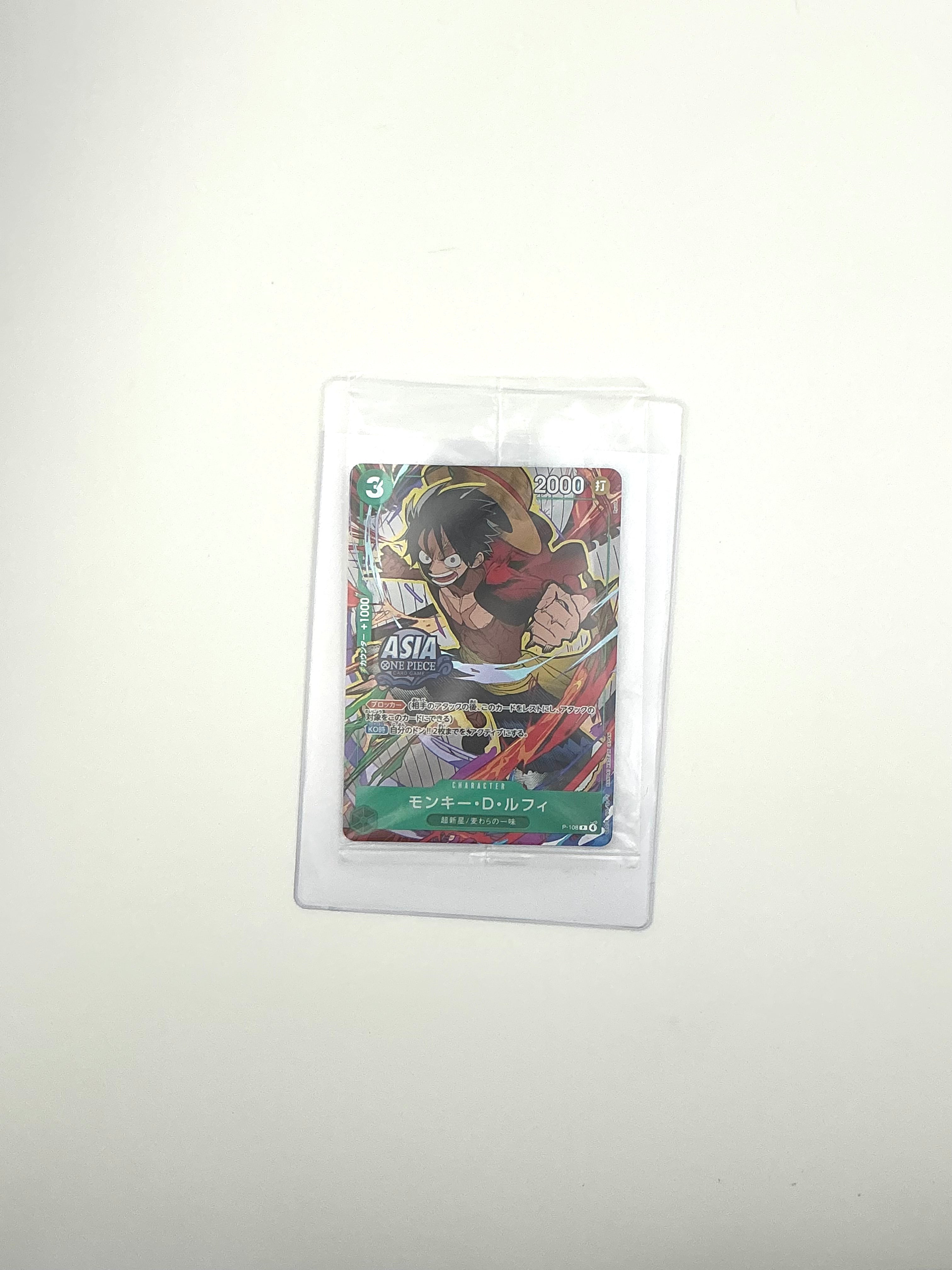 One Piece Card Game JP Monkey D. Luffy P-108 Mini Tin PROMO ASIA